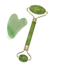 Lade das Bild in den Galerie-Viewer, Jade Roller mit Qua-Sha-Set